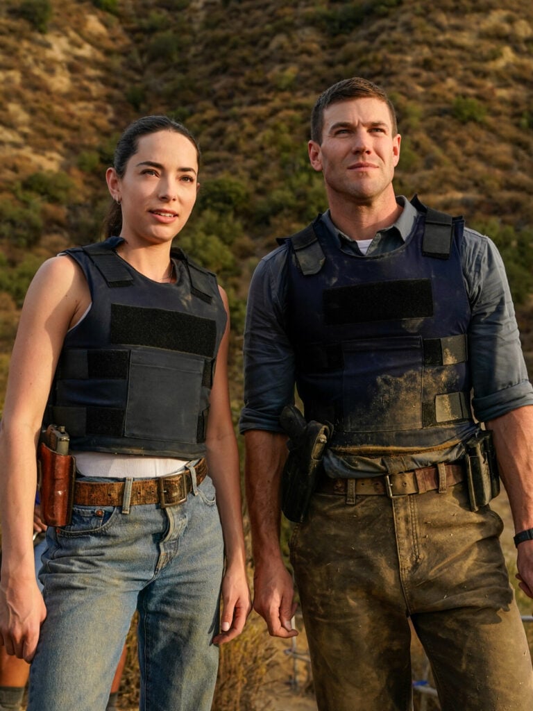 Mariel Molino as Cecilia âLalaâ Dominguez and Austin Stowell as Leroy Jethro Gibbs