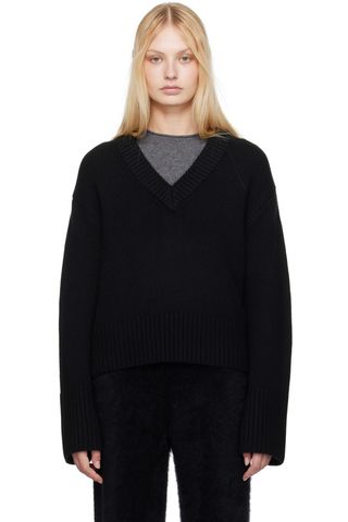 LISA YANG Black Aletta Sweater