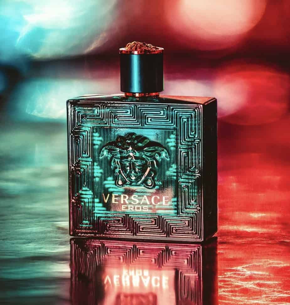 Bottle of Versace Eros Cologne