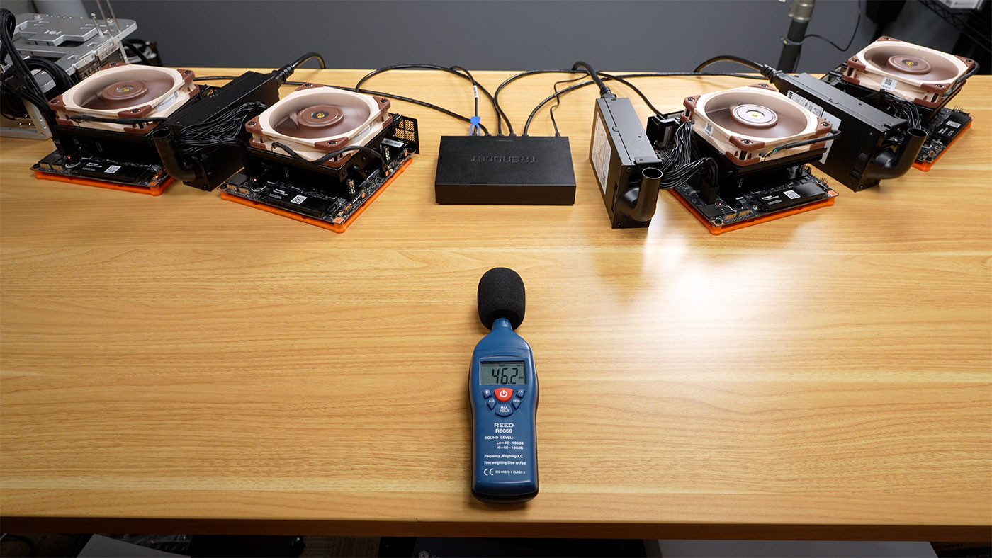 Framework Desktop Cluster noise - 46dBa