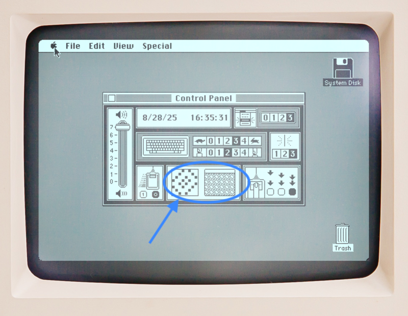 pic of Control Panel in System 1