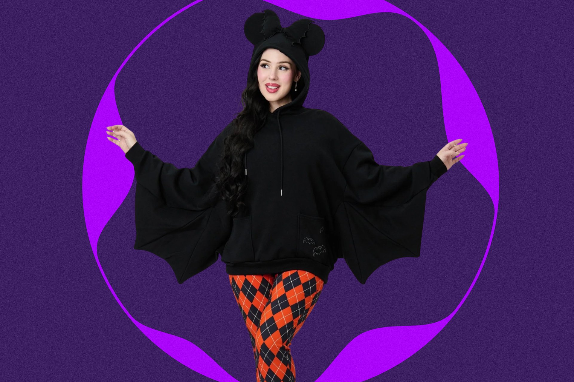 Minnie Mouse Bat Hoodie Cakeworthy Unique Vintage