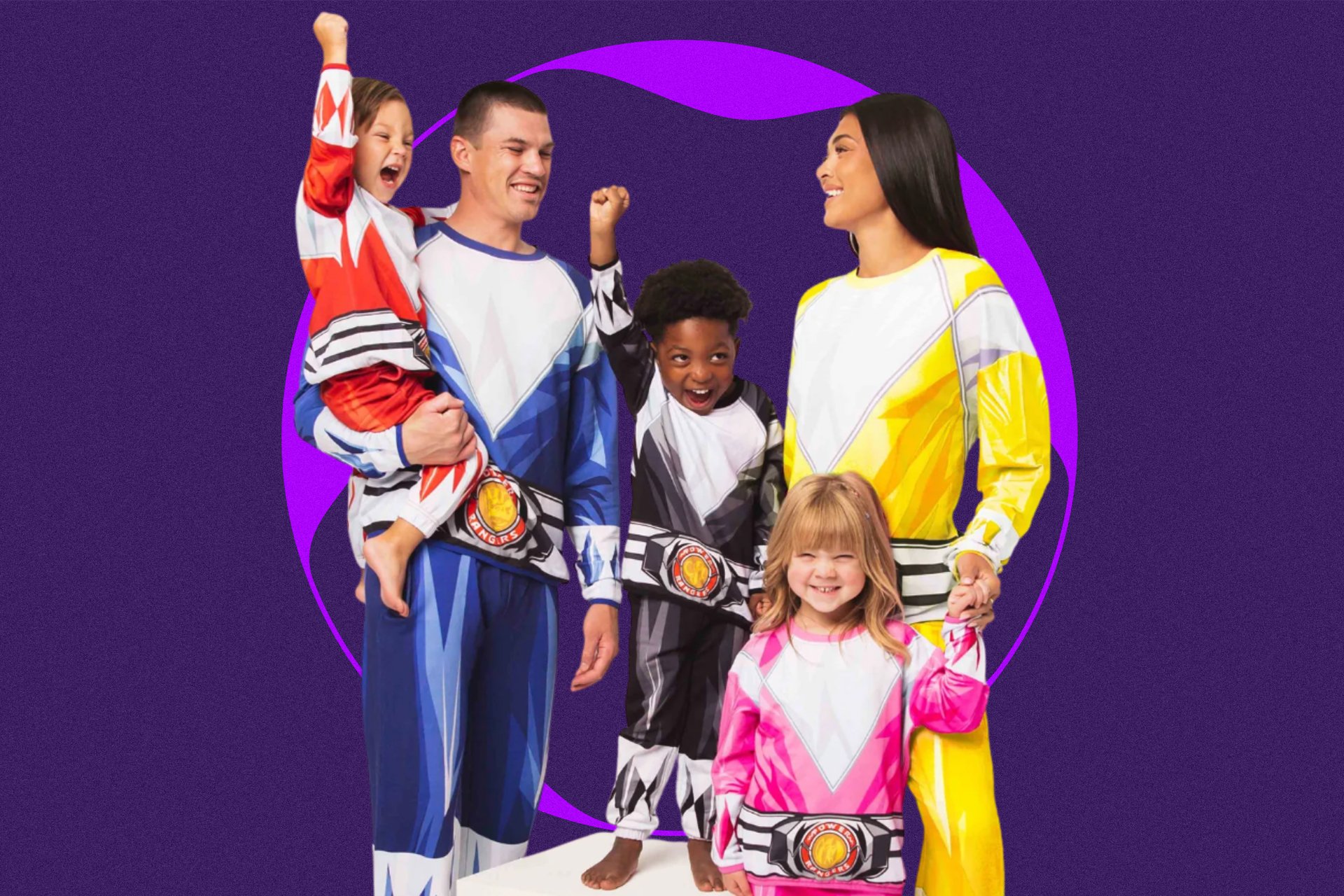 Power Ranger Family Lounge Bums And Roses