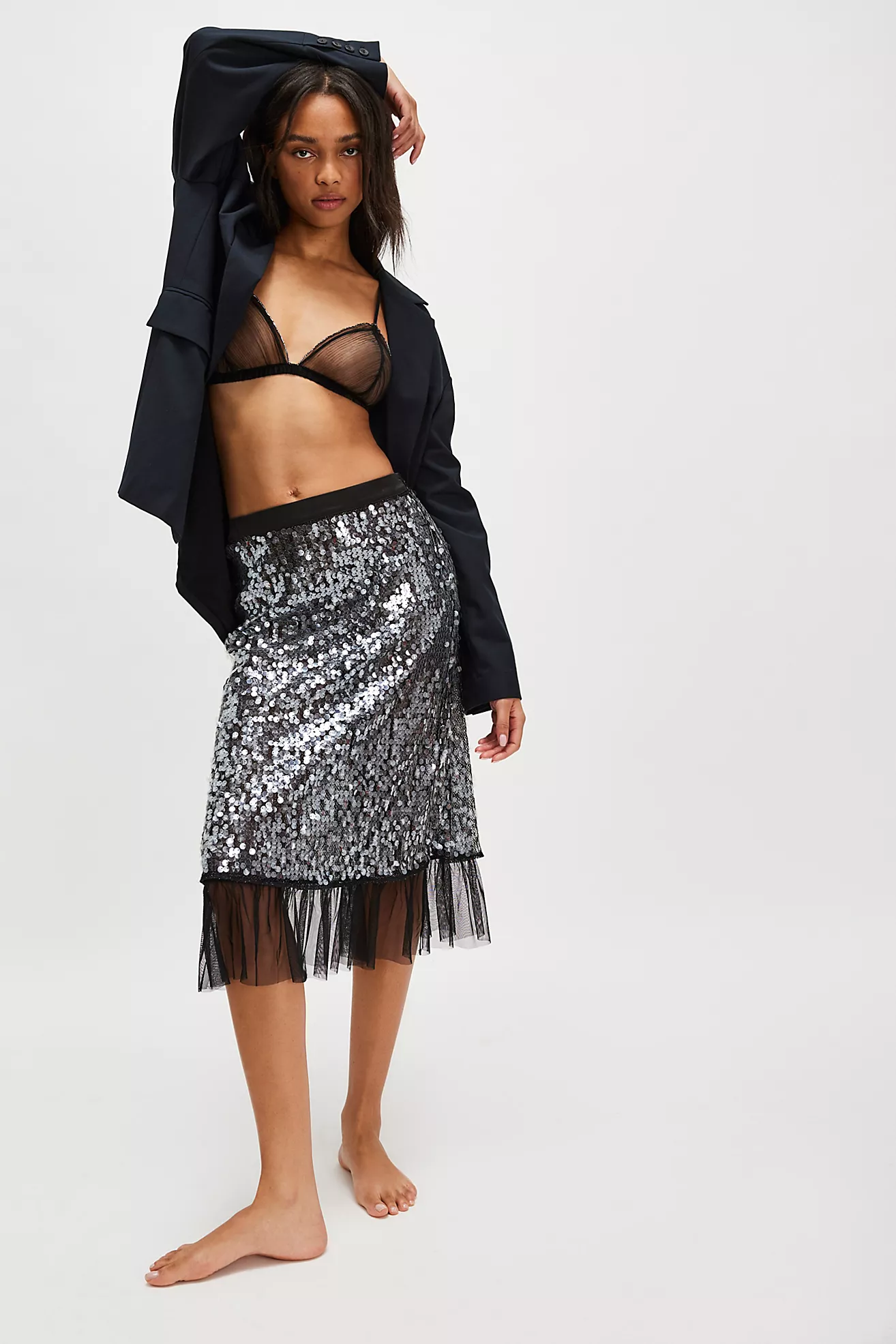 For Love &amp; Lemons Christelle Midi Skirt