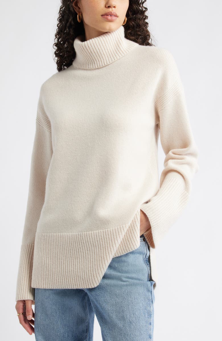 Wool &amp; Cashmere Turtleneck Sweater