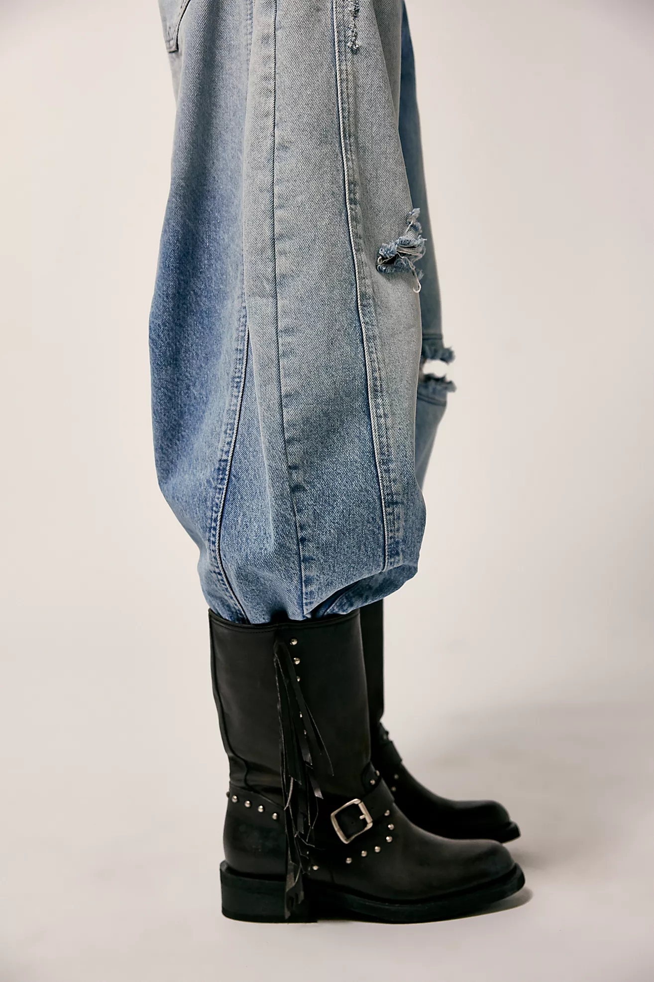 Frye Viv Fringe Engineer Boots