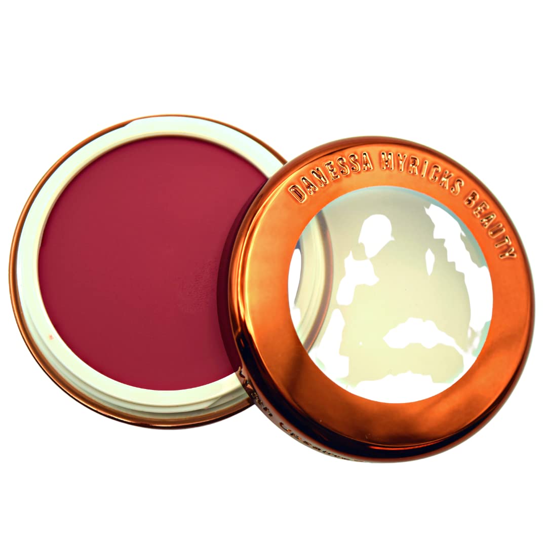 Danessa Myricks Beauty Yummy Skin Blurring Balm Powder Flushed - Matte Color for Cheek &amp; Lip Dancing Queen