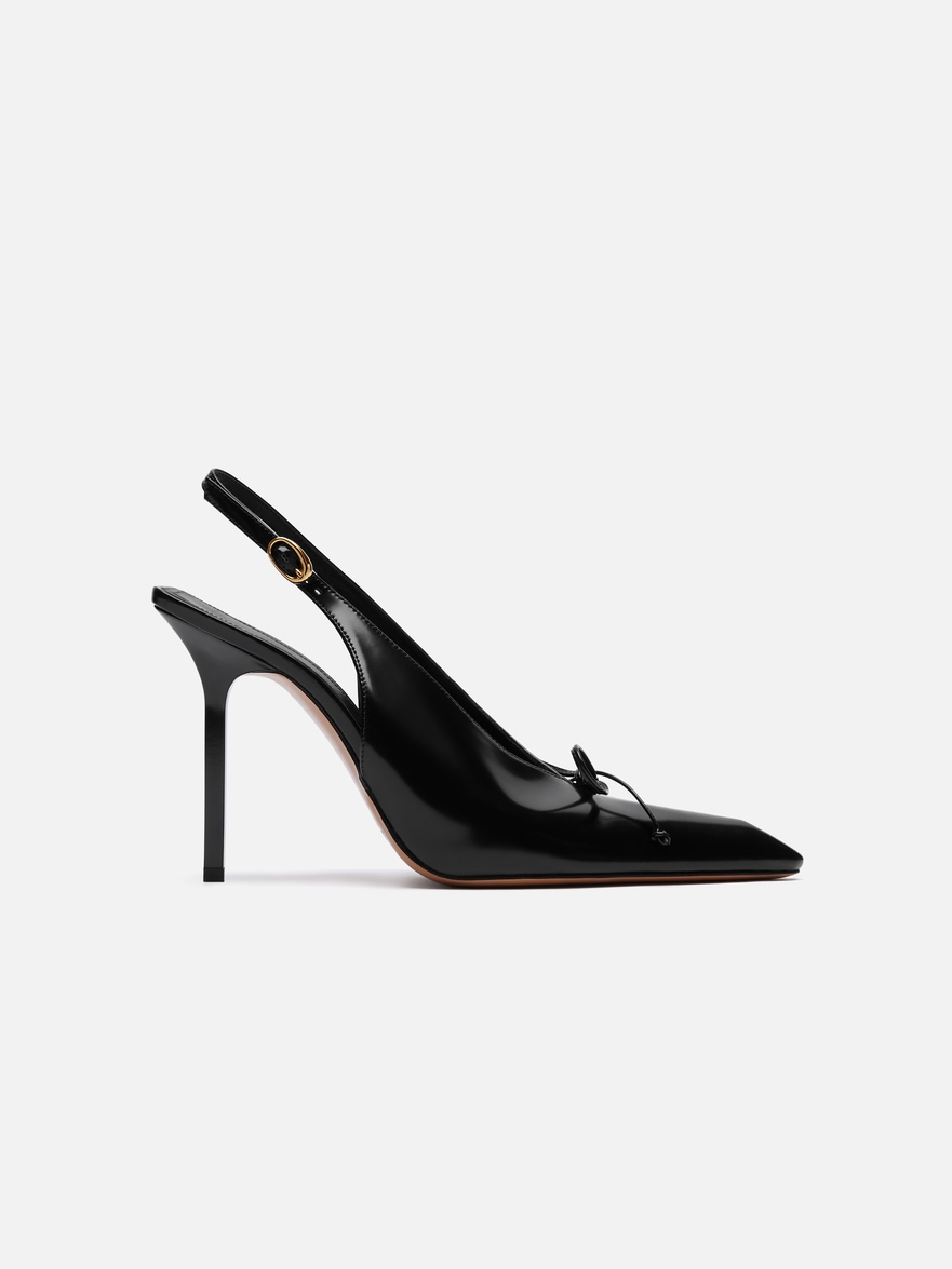 Jacquemus - the High Cubisto Slingbacks - Black - Size : 36