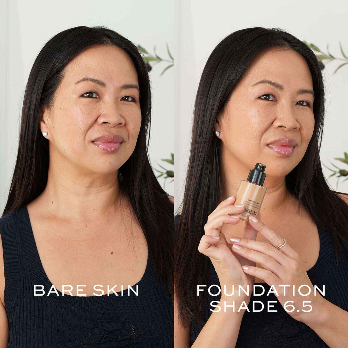 Armani Luminous Silk Foundation new formula review Shade 6.5